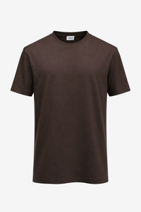 Burker Gemerceriseerd T-shirt Zwart