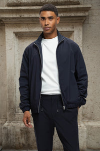 Benito Bomber Jacket Beige & Black
