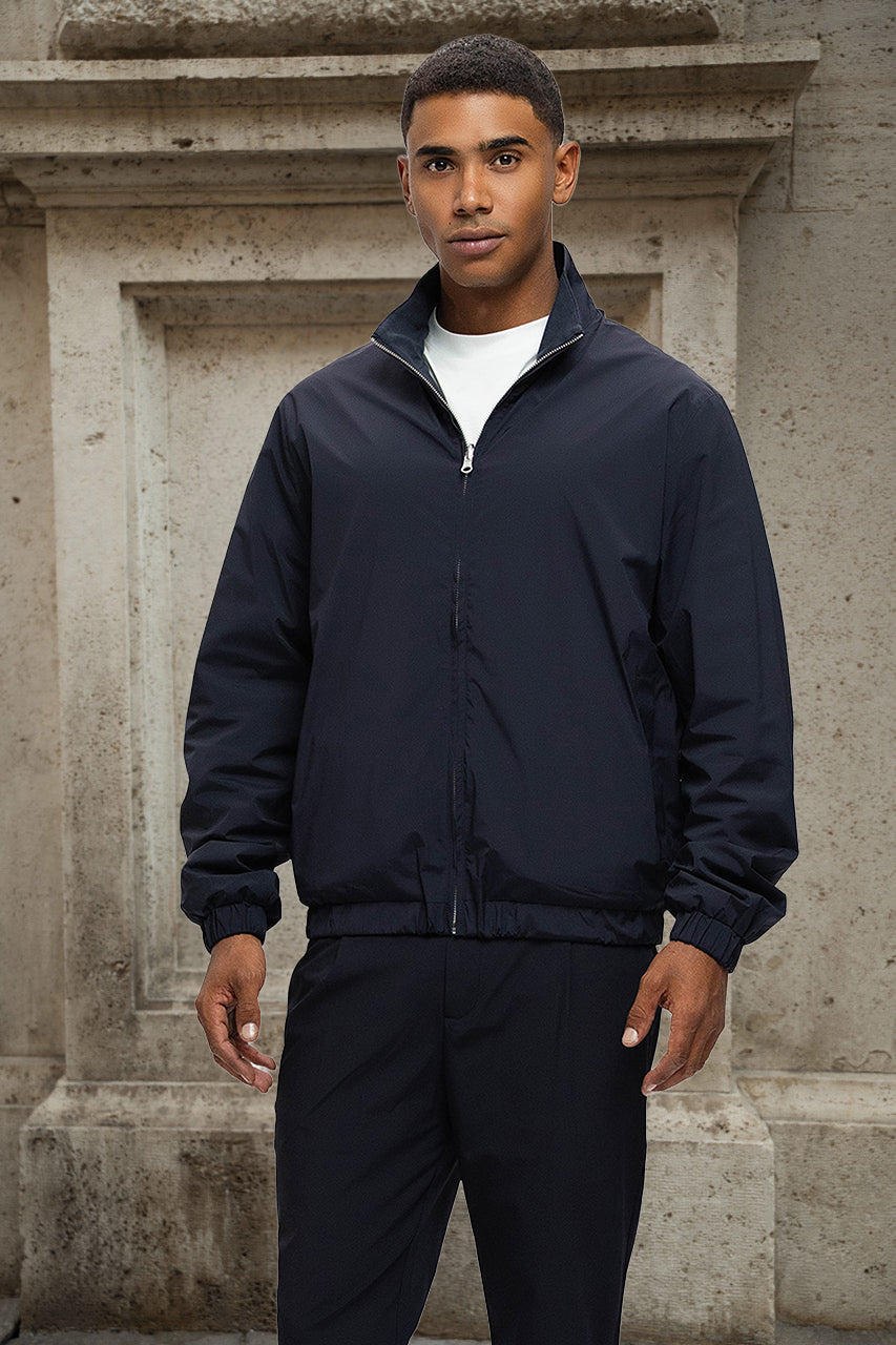 Benito Bomber Jacket Beige & Black
