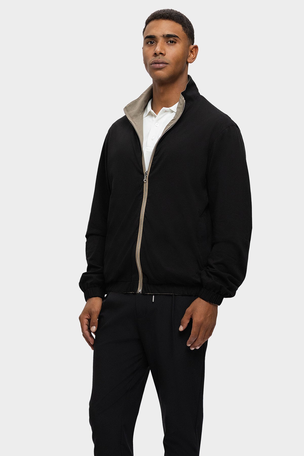 Benito Bomberjack Beige & Zwart