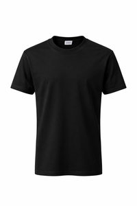Burker Gemerceriseerd T-shirt Zwart