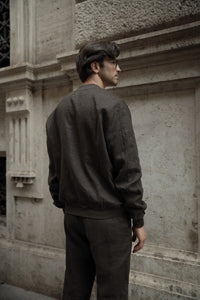 Linen Bomber Jacket