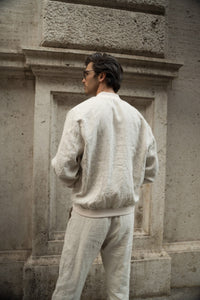 Linen Bomber Jacket