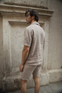 Linen Shortsleeve Blouse